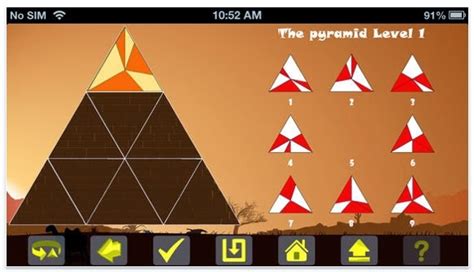 The Best iphone, ipad Puzzle Apps and Mechanical Puzzles: The Pyramid Puzzle: free puzzle app ...