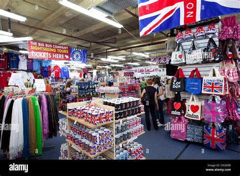 England, London, Piccadilly Circus, Souvenir Shop Interior Stock Photo ...