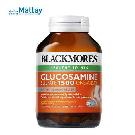 Blackmores Glucosamin Sulfate 1500 One A Day Lọ 90 viên Bổ Sung