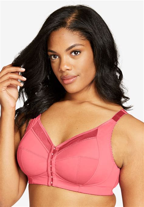 Front Hook Wireless Posture Bra By Comfort Choice® Plus Size Bras