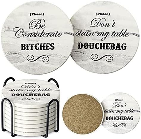 Funny Coasters Perfect White Elephant Gifts Unique Gifts For Women