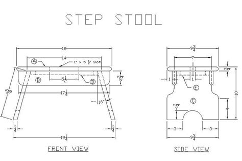 DIY Free Wood Plans Step Stool Plans Free