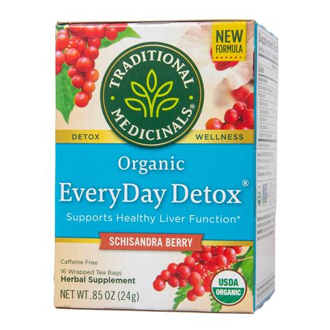 Traditional Medicinals Everyday Detox Tea Azure Standard