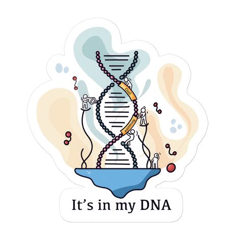 DNA DNA Sticker Biology Sticker Genetics Sticker Etsy