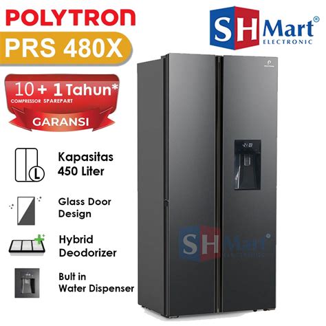 Jual Kulkas Polytron Side By Side Prs X Prs X Water Dispenser