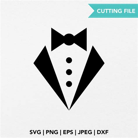 Suit And Tie Clipart Suit And Tie Svg Wedding Svg Tuxedo Etsy