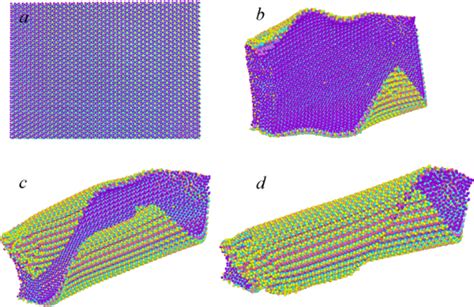 A The Rectangular Supercell Model Has 132 Å 93 Å Oriented Along With