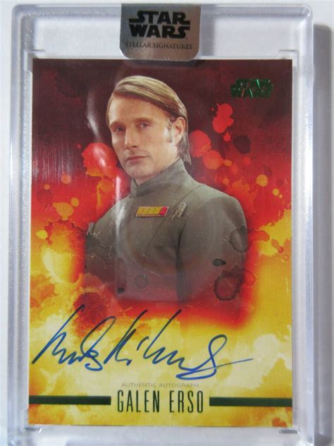 Yahoo Topps Star Wars Stellar Signatures Galen Erso