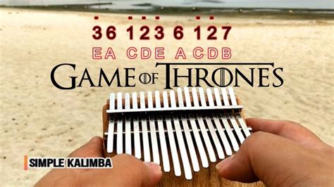 Game Of Thrones Theme Song Kalimba Easy Practice Game Of Thrones