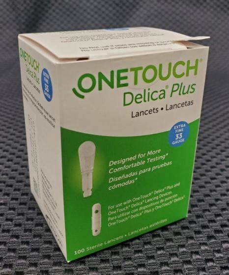 ONE TOUCH DELICA PLUS Lancets 33 Gage 100 Ct Sealed Box WhatsApp 1