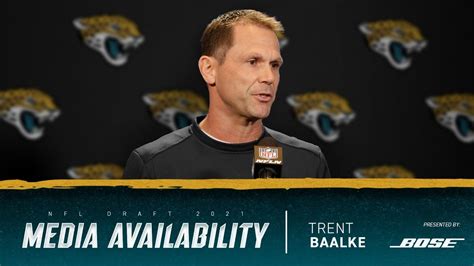 Trent Baalke Meets With Local Media Jaguars Coverage Of Nfl Draft Day