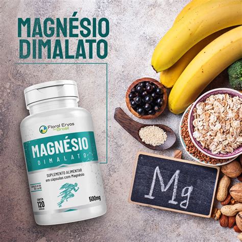 Magnesio Dimalato Mg Alta Pureza Capsulas Laudo Concentrado