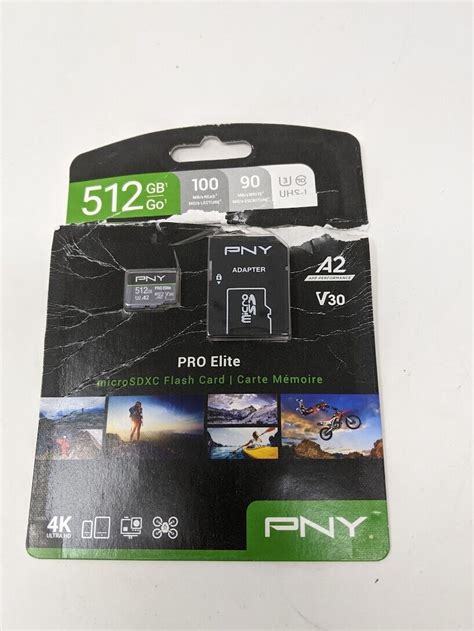 Pny Gb Pro Elite Class U V Microsdxc Flash Memory Card Mb