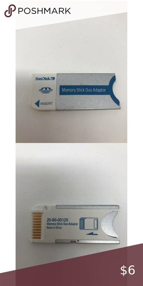 Sandisk Memory Stick Duo Adapter | Memory stick, Digital picture frame, Sandisk