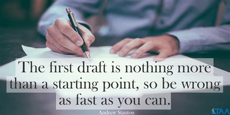 The first draft is a starting point... #writing #authors #quotes