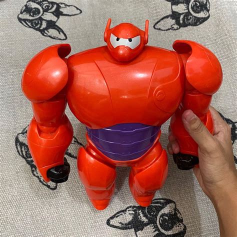 Big Hero 6 Baymax In Armor Toy Action Figure 10 Inches Hard Plastic