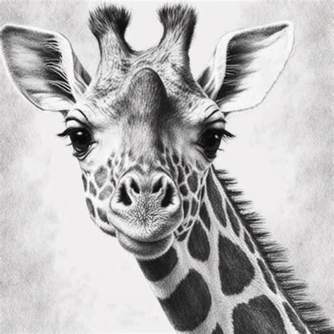 Aaron Wacker cutest baby giraffe pencil drawing by AaronCWacker on ...