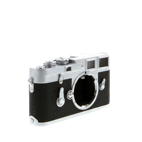 Leica M3 Double Stroke 35mm Rangefinder Camera Body Chrome At KEH Camera