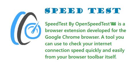 Speed Test extension 2.8.1 free download chrome in 2022 | Speed test ...