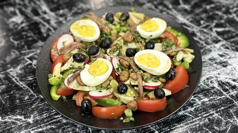 La Vrai L Authentique Salade Ni Oise Deli Cuisine Youtube