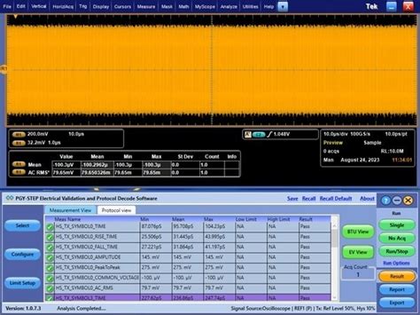 Stepg Electrical Validation And Protocol Decode Software Datasheet