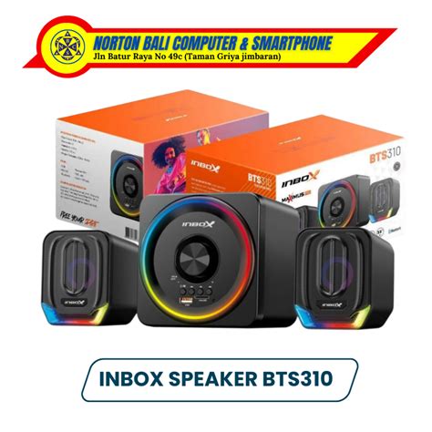 Jual Speaker INBOX BTS 310 Super Bass Bluetooth USB Micro SD AUX