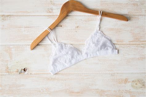 Picture of White Lace Bralette — Free Stock Photo