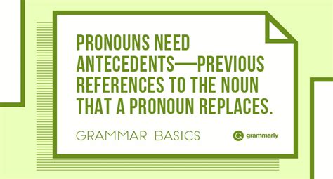 Grammar Basics: What Is Pronoun-Antecedent Agreement? | Grammarly Blog