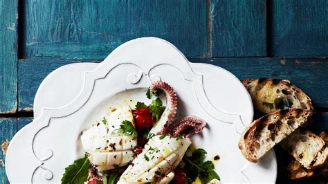 Chargrilled Squid With Chilli Oil Recipes House Garden