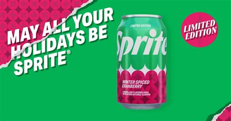 Sprite Releases Limited Edition Holiday Flavor For 2023 Lets Eat Cake