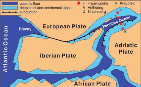 Schematic Paleogeographic Map Of The NW Tethys And Neigh Bouring