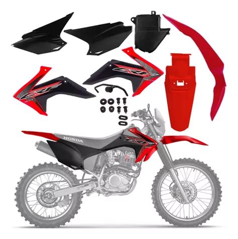 Kit Plástico Amx Original Crf 230 2015 2019 Adesivo Frete grátis