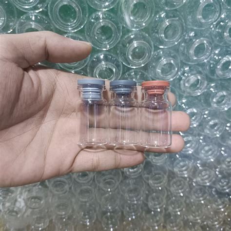 Jual Botol Kaca Ml Vial Tutup Karet Shopee Indonesia