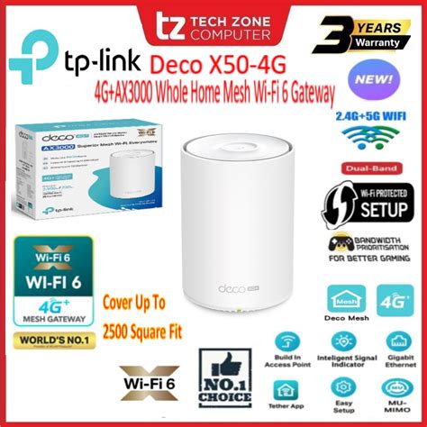 Tp Link Deco X G G Ax Whole Home Mesh Wifi Gateway Shopee