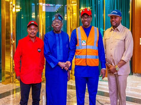 Photos Tinubu Meets Nlc Tuc Leaders The Nation Newspaper