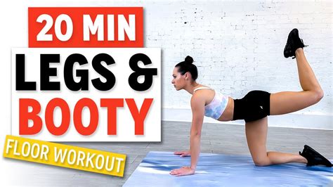 20 Min Booty Legs Workout Low Impact No Jumps No Equipment Home Workout Youtube