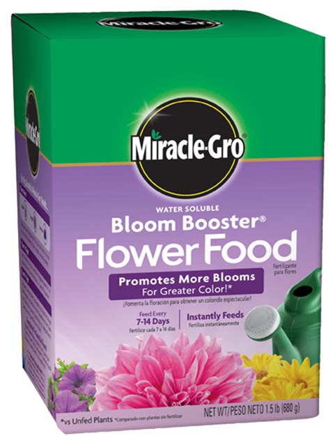 Miracle Gro Water Soluble Bloom Booster Flower Food Plant Food