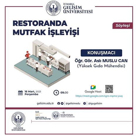 Stanbul Geli Im Niversitesi Sksdb Etkinlik Restoranda Mutfak