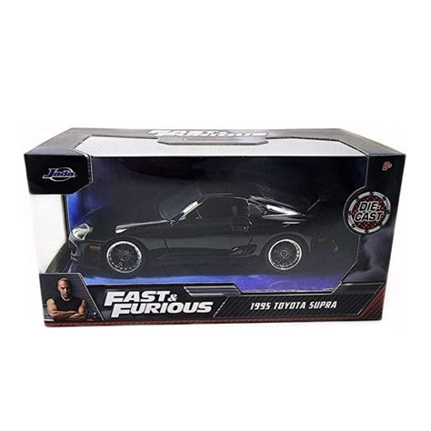 Miniatura Carro Toyota Supra Velozes E Furiosos Preto