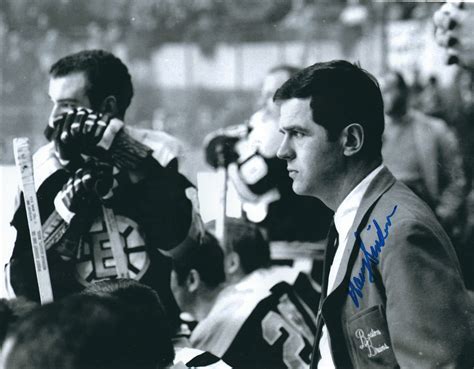 Autographed HARRY SINDEN 8X10 Boston Bruins Photo - Main Line Autographs