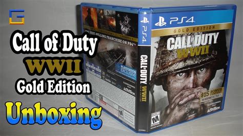 Call Of Duty Wwii Gold Edition Ps4 Unboxing And Overview Youtube