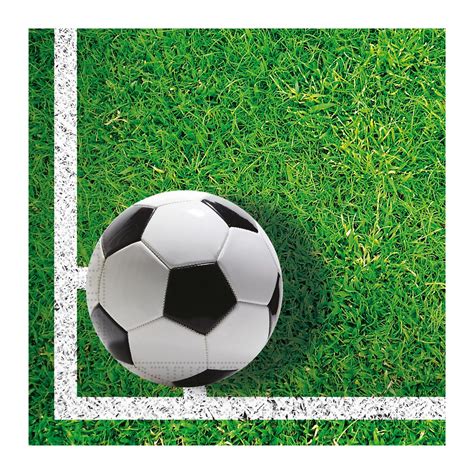 Pappersservett Fotboll 33x33cm 20 Pack Festfabriken Se