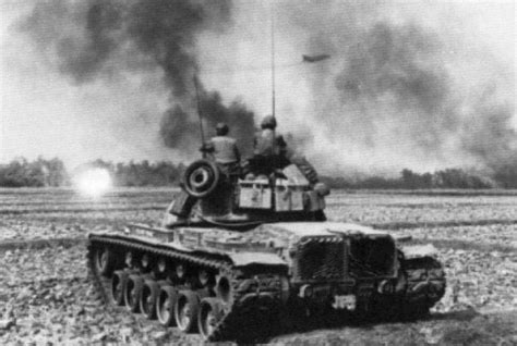 M 48 Patton Tanks And Soviet T 54s Stand Toe To Toe At Checkpoint