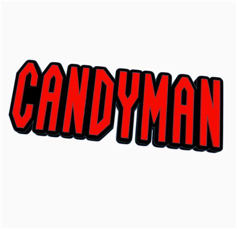 Stl File Candyman V1 Logo Display By Maniacmancave3d 👾・3d Printable