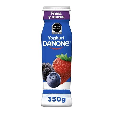 Yoghurt Bebible Danone Fresa Y Moras 350 G Walmart