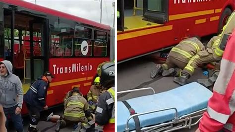 Muere Mujer En Accidente Con Bus Transmilenio En El Centro De Bogot