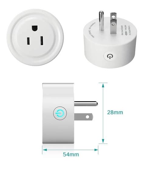 Enchufe Conector Tomacorriente Inteligente Smart Plug Wifi Con App Tuya