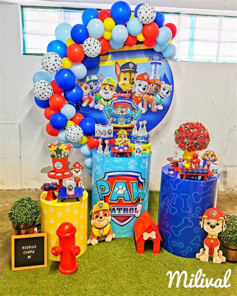 Ideas De Paw Patrol Foami Cumplea Os Patrulla Canina Decoracion The