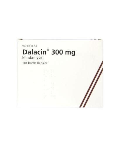 Dalacin Kapsel Hard 300 Mg 104 Stk Apotek 1