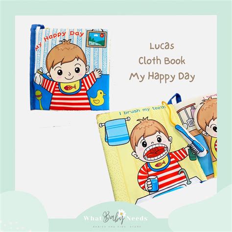 Jual My Happy Day Baby Cloth Book Buku Kain Anak Buku Edukasi Bayi